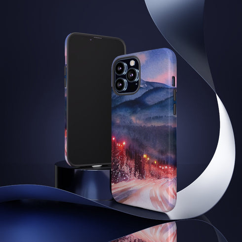 Christmas in Vail Colorado - Impact Resistant Phone Case